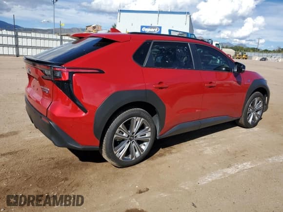 ✅ 2024 Subaru Solterra Premium • VIN: JTMABABAXRA057131 • Lot: 81915245. Listed on Copart with 18,302 mi. Free auction sales archive from the USA and detailed vehicle history report at DreamBid. Image 3.