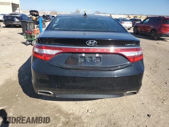 ✅ 2017 Hyundai Azera Limited • VIN: KMHFH4JG9HA581134 • Lot: 49957615. Listed on Copart with Not provided. Free auction sales archive from the USA and detailed vehicle history report at DreamBid. Image 6.