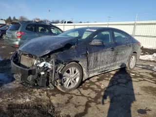 2020 Hyundai Elantra SEL with VIN 5NPD84LF1LH629548, listed as a Copart auction lot 53355845 with 43,712 mi miles and Salvage title. Bid and sale history available at DreamBid. Image 1.