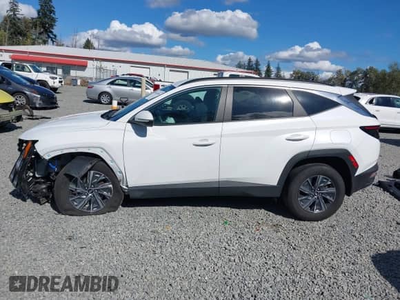 2023 Hyundai Tucson Blue z VIN KM8JBCA1XPU113640, wystawiony jako IAAI lot #42843566 z przebiegiem 56 035 mil mil oraz . Historia ofert i sprzedaży dostępna na DreamBid. Obrazek 14.