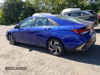 2025 Hyundai Elantra SEL Sport z VIN KMHLM4DGXSU935548, wystawiony jako Copart lot #71658735 z przebiegiem 11 mil mil oraz Szkoda całkowita • Salvage title. Historia ofert i sprzedaży dostępna na DreamBid. Obrazek 2.