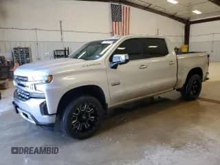 2019 Chevrolet Silverado 1500 LTZ z VIN 3GCPWEED1KG165608, wystawiony jako Copart lot #52048855 z przebiegiem 87 494 mil mil oraz Czysty tytuł • Clean title. Historia ofert i sprzedaży dostępna na DreamBid. Obrazek 1.