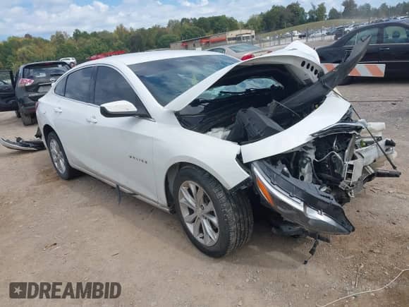 2020 Chevrolet Malibu LT with VIN 1G1ZD5ST1LF077261, listed as a IAAI auction lot 43397445 with Not provided miles and . Bid and sale history available at DreamBid. Image 1.