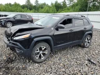 ✅ 2017 Jeep Cherokee Trailhawk • VIN: 1C4PJMBS7HW634979 • Лот: 62418354. Опубликован ранее на Copart с пробегом 107 895 миль. Бесплатный доступ к архиву аукционных продаж из США и подробный отчёт об истории автомобиля на DreamBid. Изображение 1.