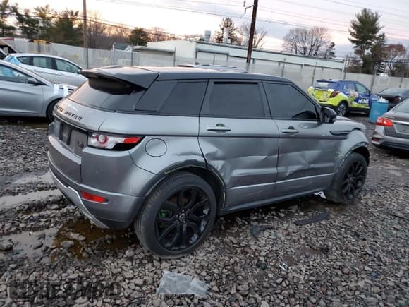 ✅ 2013 Land Rover Range Rover Evoque Dynamic Premium • VIN: SALVT2BG1DH848729 • Lot: 85506134. Listed on Copart with 107,946 mi. Free auction sales archive from the USA and detailed vehicle history report at DreamBid. Image 3.
