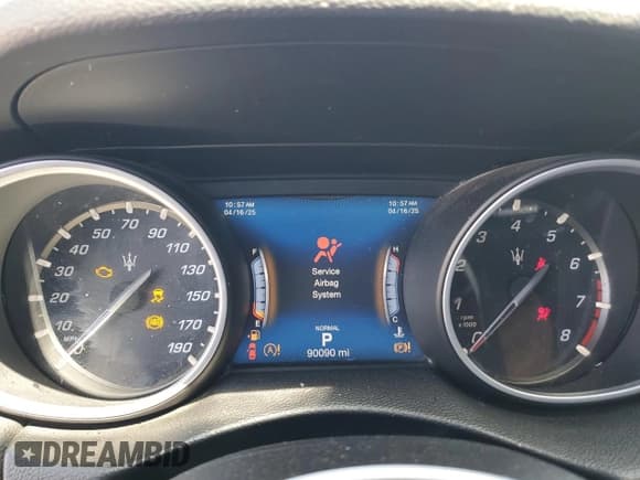 ✅ 2020 Maserati Levante S • VIN: ZN661YUA5LX344751 • Lot: 53500525. Listed on Copart with 90,090 mi. Free auction sales archive from the USA and detailed vehicle history report at DreamBid. Image 9.