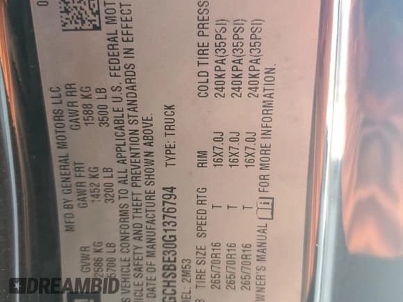 ✅ 2016 Chevrolet Colorado 2WD WT • VIN: 1GCHSBE30G1376794 • Лот: 66316855. Опубликован ранее на Copart с пробегом Не указан. Бесплатный доступ к архиву аукционных продаж из США и подробный отчёт об истории автомобиля на DreamBid. Изображение 12.