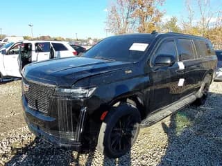 ✅ 2023 Cadillac Escalade ESV 4WD Premium Luxury • VIN: 1GYS4KKL1PR352973 • Lot: 43652031. Listed on IAAI with 73,595 mi. Free auction sales archive from the USA and detailed vehicle history report at DreamBid. Image 2.