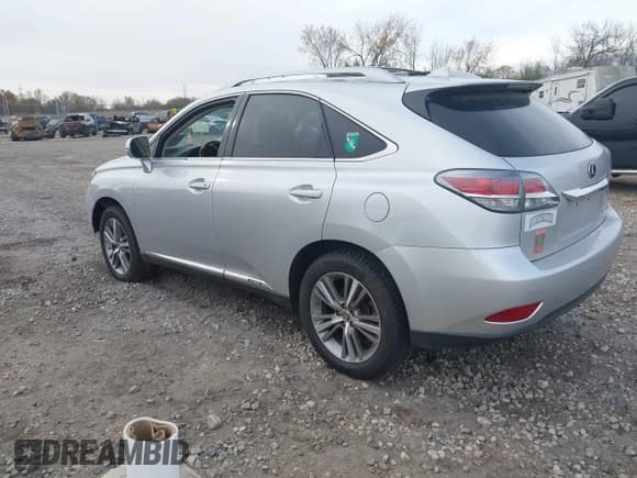 ✅ 2015 Lexus RX 450h • VIN: 2T2BC1BA1FC007075 • Lot: 43592816. Listed on IAAI with 129,037 mi. Free auction sales archive from the USA and detailed vehicle history report at DreamBid. Image 3.