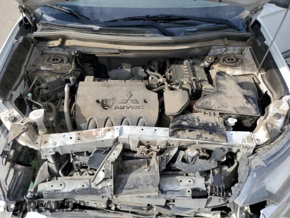 2017 Mitsubishi Outlander ES with VIN JA4AD2A31HZ002029, listed as a Copart auction lot 84197975 with 154,069 mi miles and Salvage title. Bid and sale history available at DreamBid. Image 12.