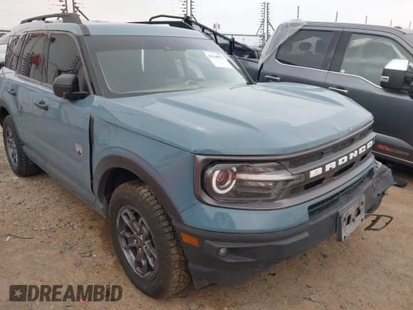 ✅ 2023 Ford Bronco Sport Big Bend • VIN: 3FMCR9B67PRD41734 • Lot: 42110971. Listed on IAAI with 40,829 mi. Free auction sales archive from the USA and detailed vehicle history report at DreamBid. Image 1.