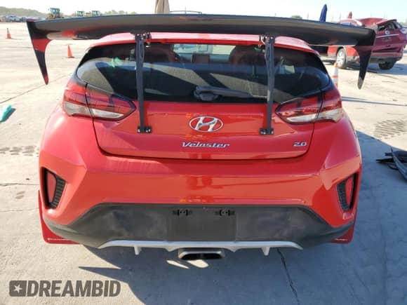 2019 Hyundai Veloster 2.0 with VIN KMHTG6AF7KU003385, listed as a Copart auction lot 72778464 with 53,172 mi miles and Salvage title. Bid and sale history available at DreamBid. Image 6.