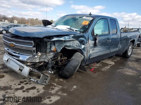 ✅ 2013 Chevrolet Silverado 1500 LT • VIN: 1GCRKSE0XDZ309837 • Lot: 43899425. Listed on Copart with Not provided. Free auction sales archive from the USA and detailed vehicle history report at DreamBid. Image 1.