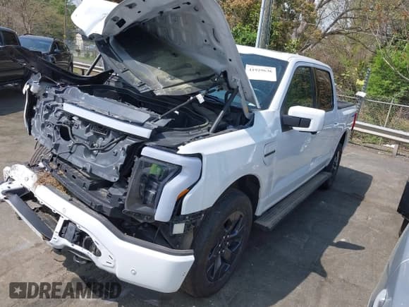 ✅ 2023 Ford F-150 Lightning Pro • VIN: 1FTVW1EV1PWG17610 • Lot: 41929636. Listed on IAAI with 44,428 mi. Free auction sales archive from the USA and detailed vehicle history report at DreamBid. Image 2.