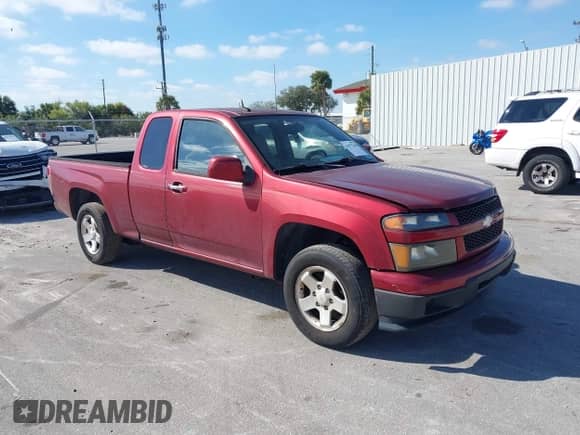 2010 Chevrolet Colorado 1LT z VIN 1GCESCD93A8100185, wystawiony jako IAAI lot #41471766 z przebiegiem 196 946 mil mil oraz . Historia ofert i sprzedaży dostępna na DreamBid. Obrazek 1.