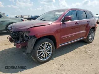 ✅ 2017 Jeep Grand Cherokee Summit • VIN: 1C4RJFJTXHC939974 • Lot: 80888415. Listed on Copart with 130,854 mi. Free auction sales archive from the USA and detailed vehicle history report at DreamBid. Image 1.
