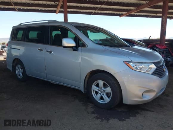 ✅ 2015 Nissan Quest SV • VIN: JN8AE2KP0F9132485 • Lot: 42862488. Wystawiony na IAAI z przebiegiem 176 241 mil. Bezpłatny archiwum sprzedaży aukcyjnych z USA i szczegółowy raport historii pojazdu na DreamBid. Zdjęcie 1.
