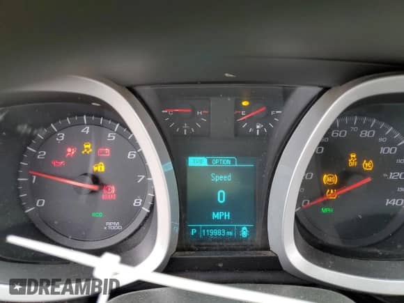 2014 Chevrolet Equinox LS with VIN 2GNALAEK5E1165301, listed as a Copart auction lot 84932565 with 119,983 mi miles and Salvage title. Bid and sale history available at DreamBid. Image 9.