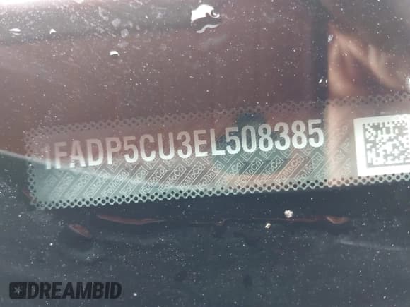 ✅ 2014 Ford C-Max SEL • VIN: 1FADP5CU3EL508385 • Lot: 43100588. Listed on IAAI with 144,589 mi. Free auction sales archive from the USA and detailed vehicle history report at DreamBid. Image 9.