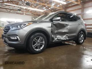 ✅ 2018 Hyundai Santa Fe 2.4L • VIN: 5NMZUDLB8JH057743 • Лот: 68681372. Опубликован ранее на Copart с пробегом 50 502 миль. Бесплатный доступ к архиву аукционных продаж из США и подробный отчёт об истории автомобиля на DreamBid. Изображение 1.