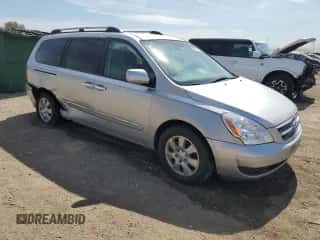 2008 Hyundai Entourage GLS z VIN KNDMC233686050601, wystawiony jako Copart lot #69866275 z przebiegiem 226 386 mil mil oraz Szkoda całkowita • Salvage title. Historia ofert i sprzedaży dostępna na DreamBid. Obrazek 4.