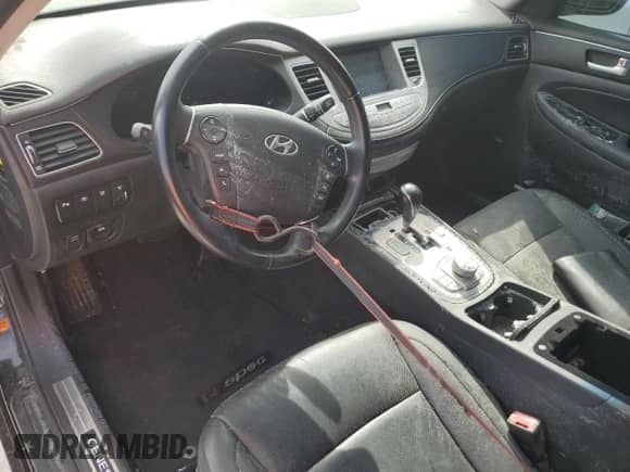 2012 Hyundai Genesis R-Spec z VIN KMHGC4DH4CU177673, wystawiony jako Copart lot #74784634 z przebiegiem Nie podano mil oraz Nie do naprawy • Non repairable. Historia ofert i sprzedaży dostępna na DreamBid. Obrazek 8.