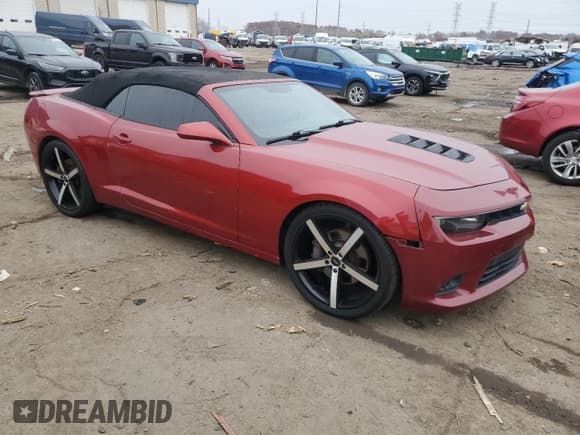 ✅ 2015 Chevrolet Camaro SS • VIN: 2G1FK3DJ1F9212048 • Лот: 93937605. Опубликован ранее на Copart с пробегом 90 565 миль. Бесплатный доступ к архиву аукционных продаж из США и подробный отчёт об истории автомобиля на DreamBid. Изображение 4.