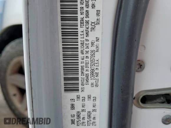 2013 Ram 1500 Express z VIN 1C6RR6KT5DS572626, wystawiony jako Copart lot #89675445 z przebiegiem 192 393 mil mil oraz Szkoda całkowita • Salvage title. Historia ofert i sprzedaży dostępna na DreamBid. Obrazek 12.