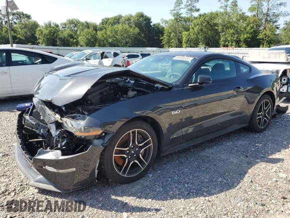 ✅ 2023 Ford Mustang GT • VIN: 1FA6P8CF4P5307162 • Lot: 64688555. Listed on Copart with 12,248 mi. Free auction sales archive from the USA and detailed vehicle history report at DreamBid. Image 1.