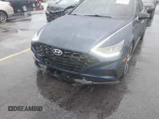 2021 Hyundai Sonata SEL Plus with VIN 5NPEJ4J20MH116303, listed as a IAAI auction lot 43539202 with 73,751 mi miles and . Bid and sale history available at DreamBid. Image 6.