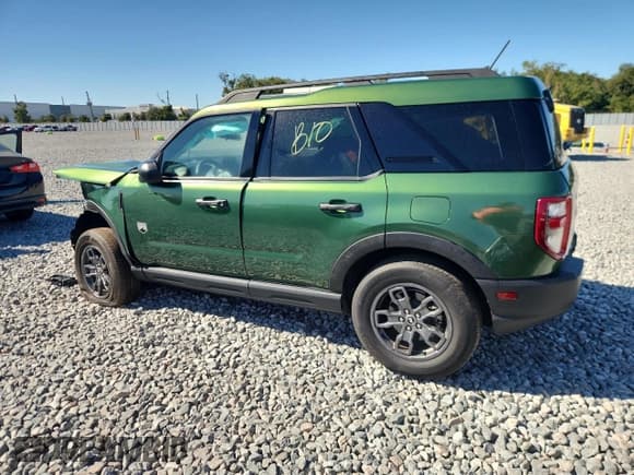 ✅ 2024 Ford Bronco Sport Big Bend • VIN: 3FMCR9B66RRE17561 • Lot: 92655835. Listed on Copart with Not provided. Free auction sales archive from the USA and detailed vehicle history report at DreamBid. Image 2.