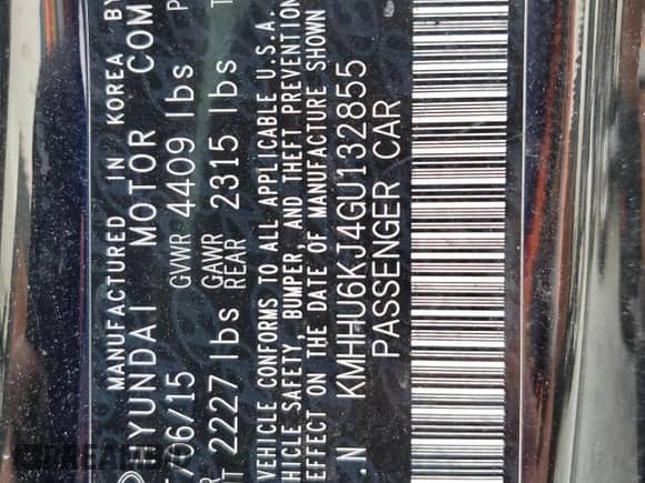 ✅ 2016 Hyundai Genesis Coupe Ultimate • VIN: KMHHU6KJ4GU132855 • Лот: 82680515. Опубликован ранее на Copart с пробегом Не указан. Бесплатный доступ к архиву аукционных продаж из США и подробный отчёт об истории автомобиля на DreamBid. Изображение 13.