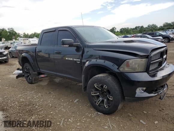 ✅ 2011 Ram 1500 Sport • VIN: 1D7RV1CT4BS575283 • Lot: 61606175. Listed on Copart with 162,010 mi. Free auction sales archive from the USA and detailed vehicle history report at DreamBid. Image 4.