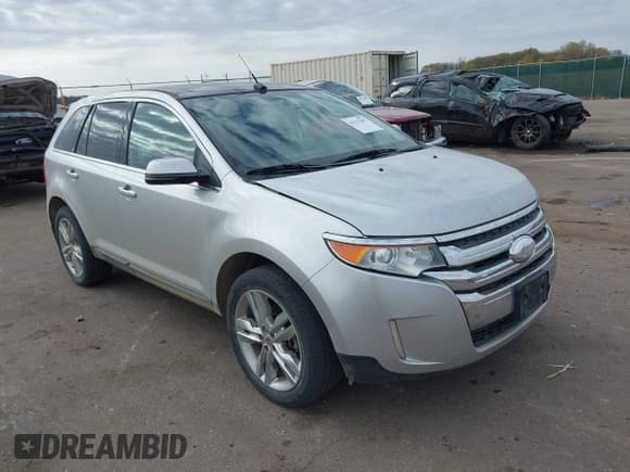 ✅ 2012 Ford Edge Limited • VIN: 2FMDK4KCXCBA69142 • Lot: 43537507. Listed on IAAI with 122,209 mi. Free auction sales archive from the USA and detailed vehicle history report at DreamBid. Image 1.