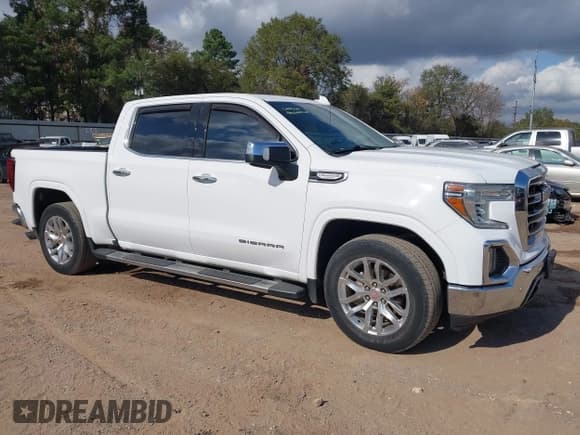 ✅ 2020 GMC Sierra 1500 SLT • VIN: 3GTP8DET9LG205740 • Лот: 40927051. Опубликован ранее на IAAI с пробегом 110 327 миль. Бесплатный доступ к архиву аукционных продаж из США и подробный отчёт об истории автомобиля на DreamBid. Изображение 1.