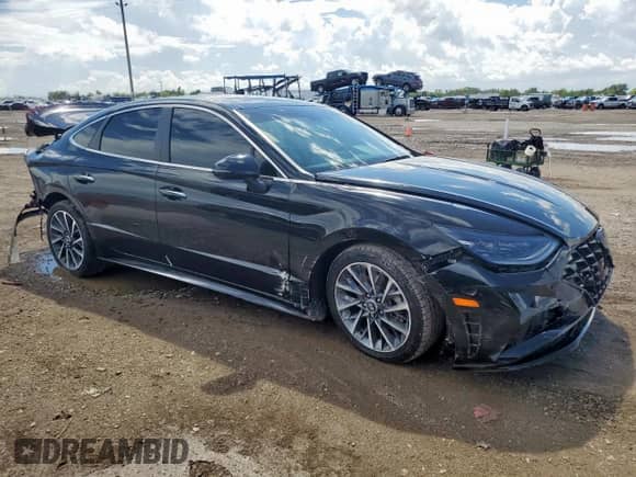 ✅ 2022 Hyundai Sonata Limited • VIN: KMHL34J29NA194892 • Лот: 81765885. Опубликован ранее на Copart с пробегом 57 271 миль. Бесплатный доступ к архиву аукционных продаж из США и подробный отчёт об истории автомобиля на DreamBid. Изображение 4.