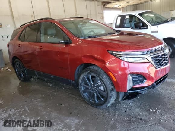 ✅ 2023 Chevrolet Equinox RS • VIN: 3GNAXMEG4PS164830 • Lot: 87468245. Listed on Copart with 39,995 mi. Free auction sales archive from the USA and detailed vehicle history report at DreamBid. Image 4.