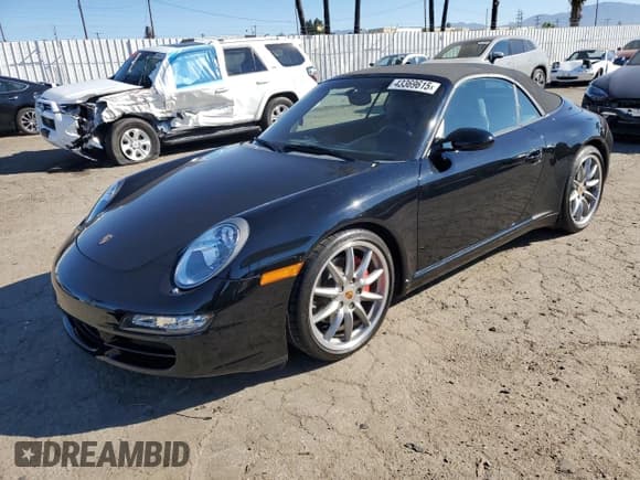 ✅ 2007 Porsche 911 Carrera S • VIN: WP0CB29967S775146 • Lot: 43369615. Listed on Copart with Not provided. Free auction sales archive from the USA and detailed vehicle history report at DreamBid. Image 1.