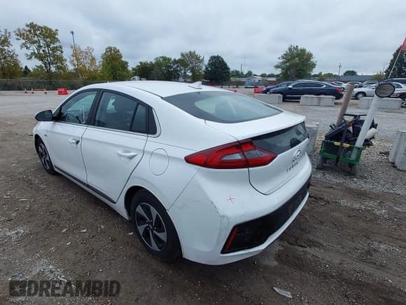 ✅ 2017 Hyundai Ioniq SEL • VIN: KMHC75LC9HU028536 • Lot: 43452865. Listed on IAAI with 97,592 mi. Free auction sales archive from the USA and detailed vehicle history report at DreamBid. Image 3.