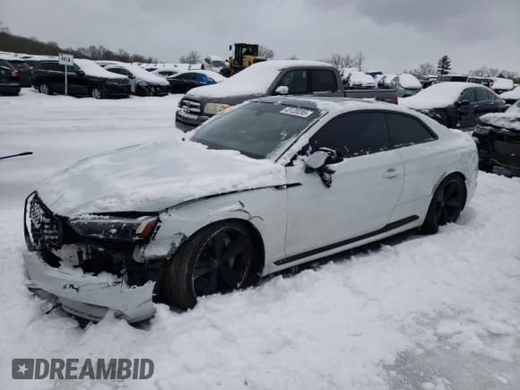 ✅ 2018 Audi RS 5 • VIN: WUAPWAF53JA902100 • Lot: 45120285. Listed on Copart with 39,423 mi. Free auction sales archive from the USA and detailed vehicle history report at DreamBid. Image 1.