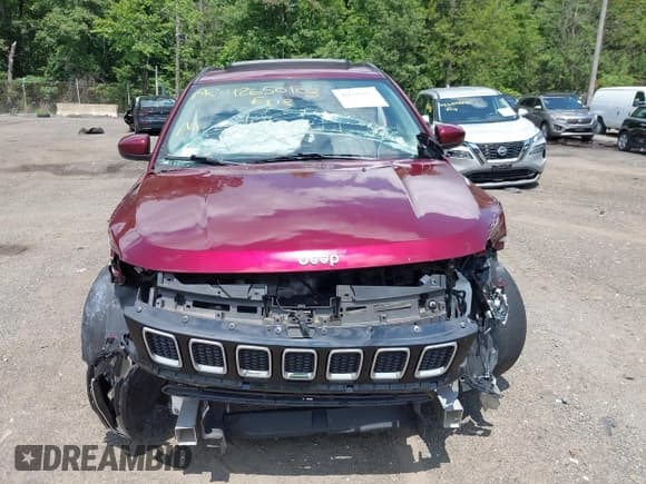 ✅ 2021 Jeep Compass Altitude • VIN: 3C4NJDBB5MT547377 • Lot: 42650103. Listed on IAAI with Not provided. Free auction sales archive from the USA and detailed vehicle history report at DreamBid. Image 12.