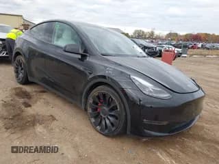 ✅ 2022 Tesla Model Y Performance • VIN: 7SAYGDEF4NF468117 • Lot: 43576489. Wystawiony na IAAI z przebiegiem 41 401 mil. Bezpłatny archiwum sprzedaży aukcyjnych z USA i szczegółowy raport historii pojazdu na DreamBid. Zdjęcie 1.