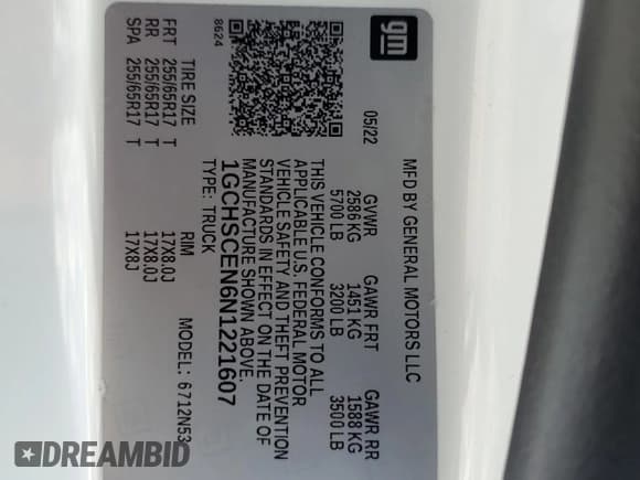 ✅ 2022 Chevrolet Colorado 2WD LT • VIN: 1GCHSCEN6N1221607 • Lot: 81251915. Wystawiony na Copart z przebiegiem 73 741 mil. Bezpłatny archiwum sprzedaży aukcyjnych z USA i szczegółowy raport historii pojazdu na DreamBid. Zdjęcie 13.