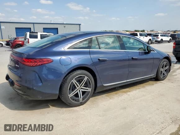 ✅ 2022 Mercedes-Benz EQS 580 • VIN: W1KCG4EB8NA021793 • Lot: 52857235. Listed on Copart with 45,609 mi. Free auction sales archive from the USA and detailed vehicle history report at DreamBid. Image 3.