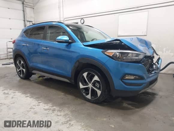 2017 Hyundai Tucson Sport with VIN KM8J33A29HU531453, listed as a IAAI auction lot 43561008 with 25,205 mi miles and . Bid and sale history available at DreamBid. Image 1.