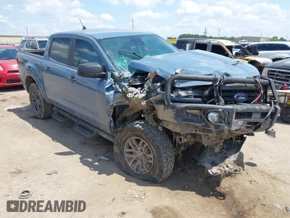 ✅ 2023 Ford Ranger XL • VIN: 1FTER4FH9PLE27265 • Lot: 42210329. Listed on IAAI with 22,973 mi. Free auction sales archive from the USA and detailed vehicle history report at DreamBid. Image 1.