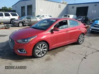 2022 Hyundai Accent Limited z VIN 3KPC34A66NE189038, wystawiony jako Copart lot #68666235 z przebiegiem 41 701 mil mil oraz Szkoda całkowita • Salvage title. Historia ofert i sprzedaży dostępna na DreamBid. Obrazek 1.