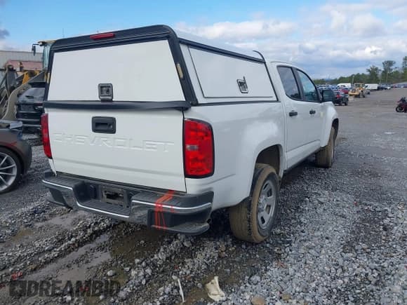 ✅ 2022 Chevrolet Colorado 4WD Work Truck • VIN: 1GCGTBEN1N1119859 • Lot: 43706685. Listed on IAAI with 123,451 mi. Free auction sales archive from the USA and detailed vehicle history report at DreamBid. Image 4.