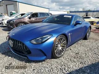 ✅ 2024 Mercedes-Benz AMG GT 55 • VIN: W1KRJ8AB5RF001034 • Лот: 83800975. Опубликован ранее на Copart с пробегом 9 583 миль. Бесплатный доступ к архиву аукционных продаж из США и подробный отчёт об истории автомобиля на DreamBid. Изображение 1.