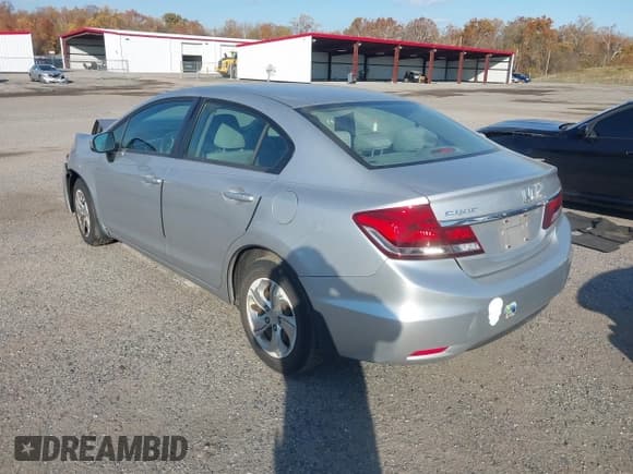 ✅ 2014 Honda Civic LX • VIN: 19XFB2F54EE231484 • Lot: 43568200. Listed on IAAI with 173,346 mi. Free auction sales archive from the USA and detailed vehicle history report at DreamBid. Image 3.